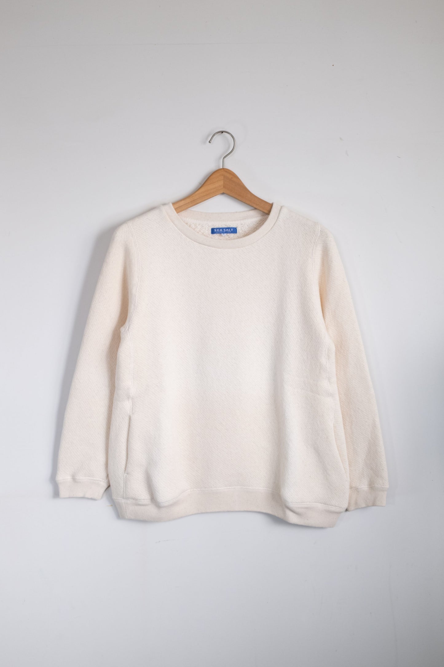 吊り編みトレーナー