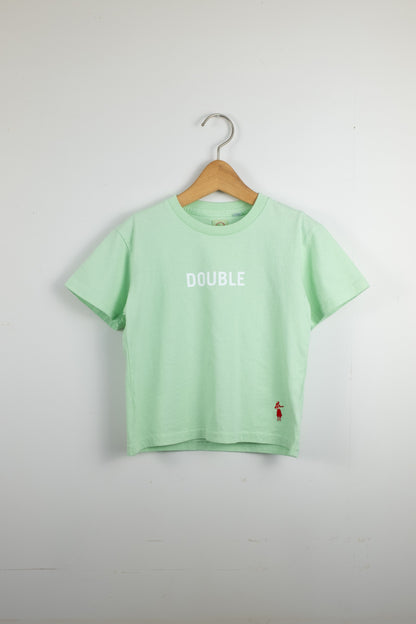 Kid's Short sleeve T-shirt/DOUBLE-RAINBOW