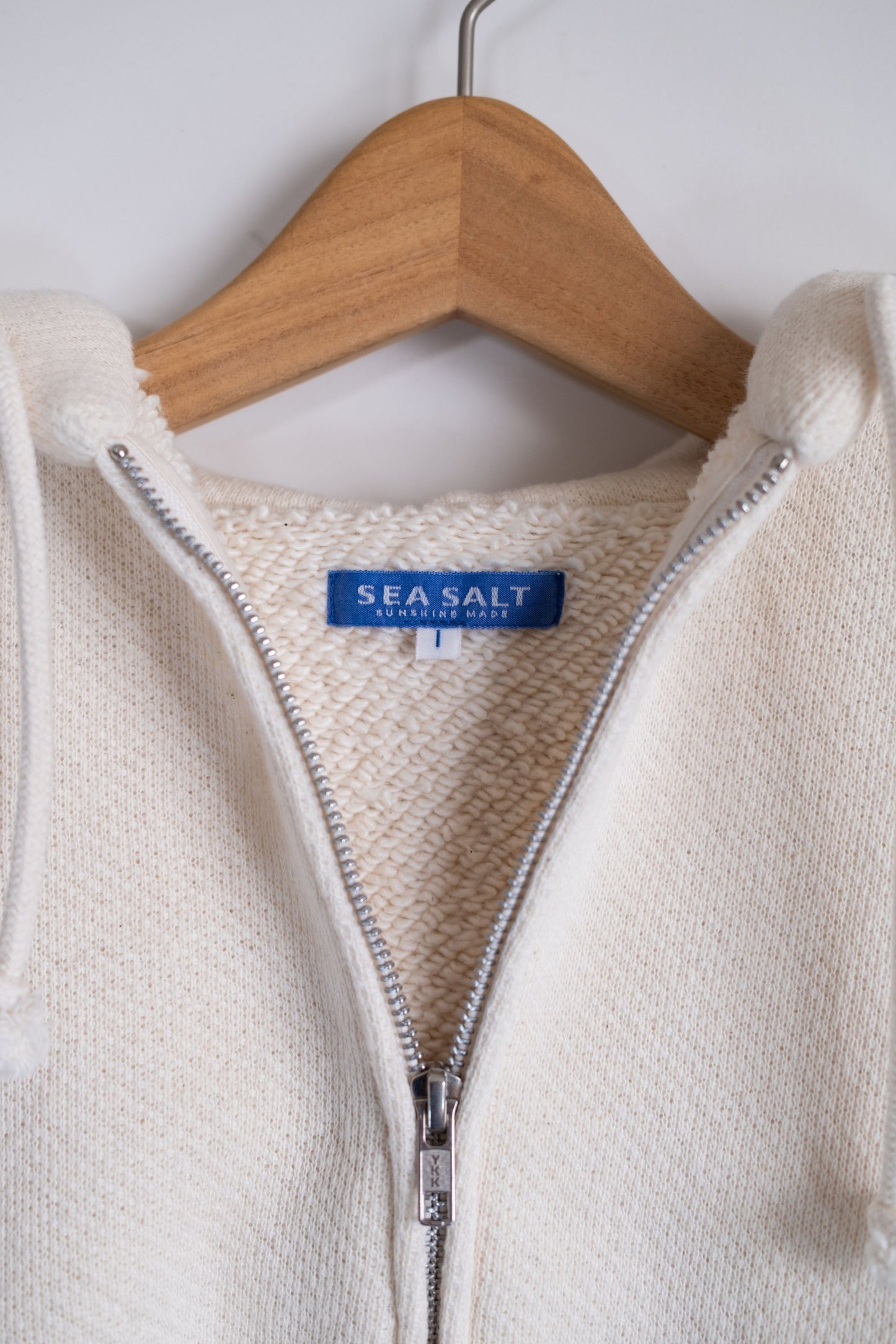 吊り編みパーカ