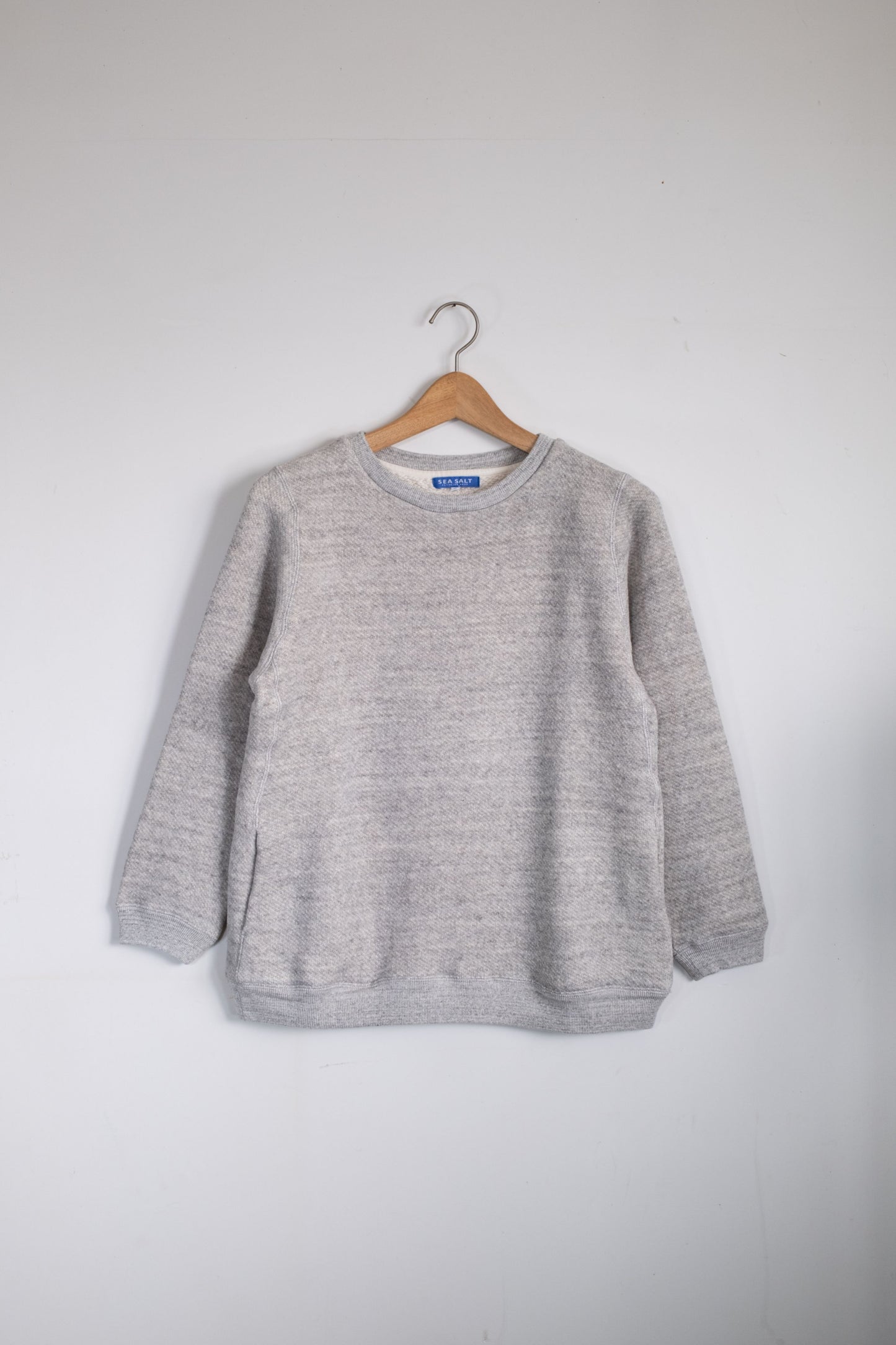 吊り編みトレーナー