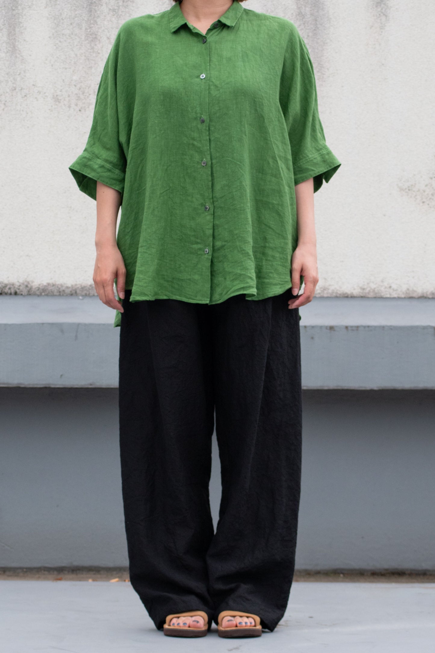 apuntob linen trousers