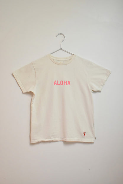 Short sleeve T-shirt/ALOHA-MAHALO