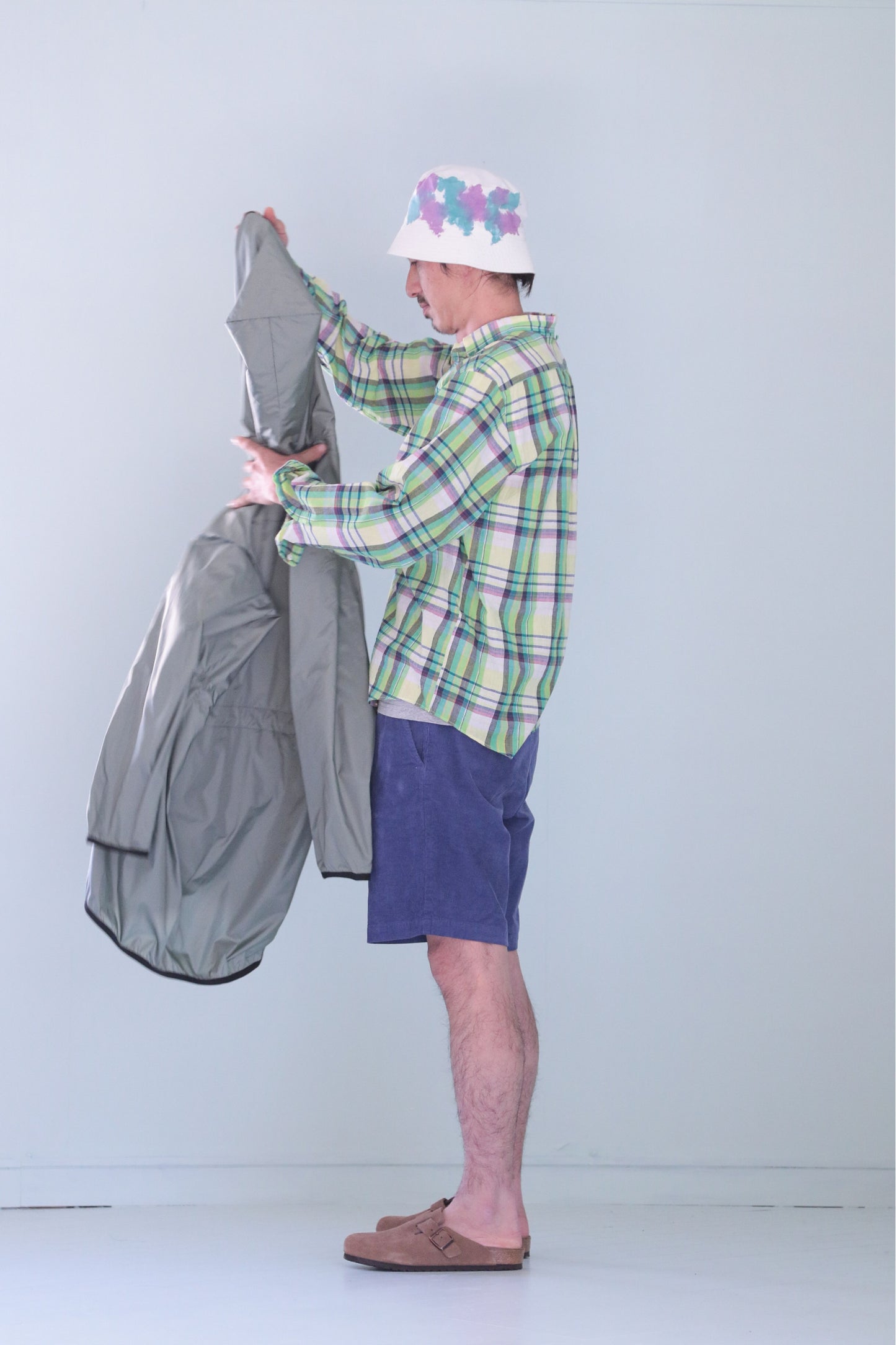 SLIP ON SHIRT / COTTON MADRAS CHECK