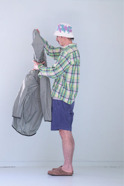 SLIP ON SHIRT / COTTON MADRAS CHECK
