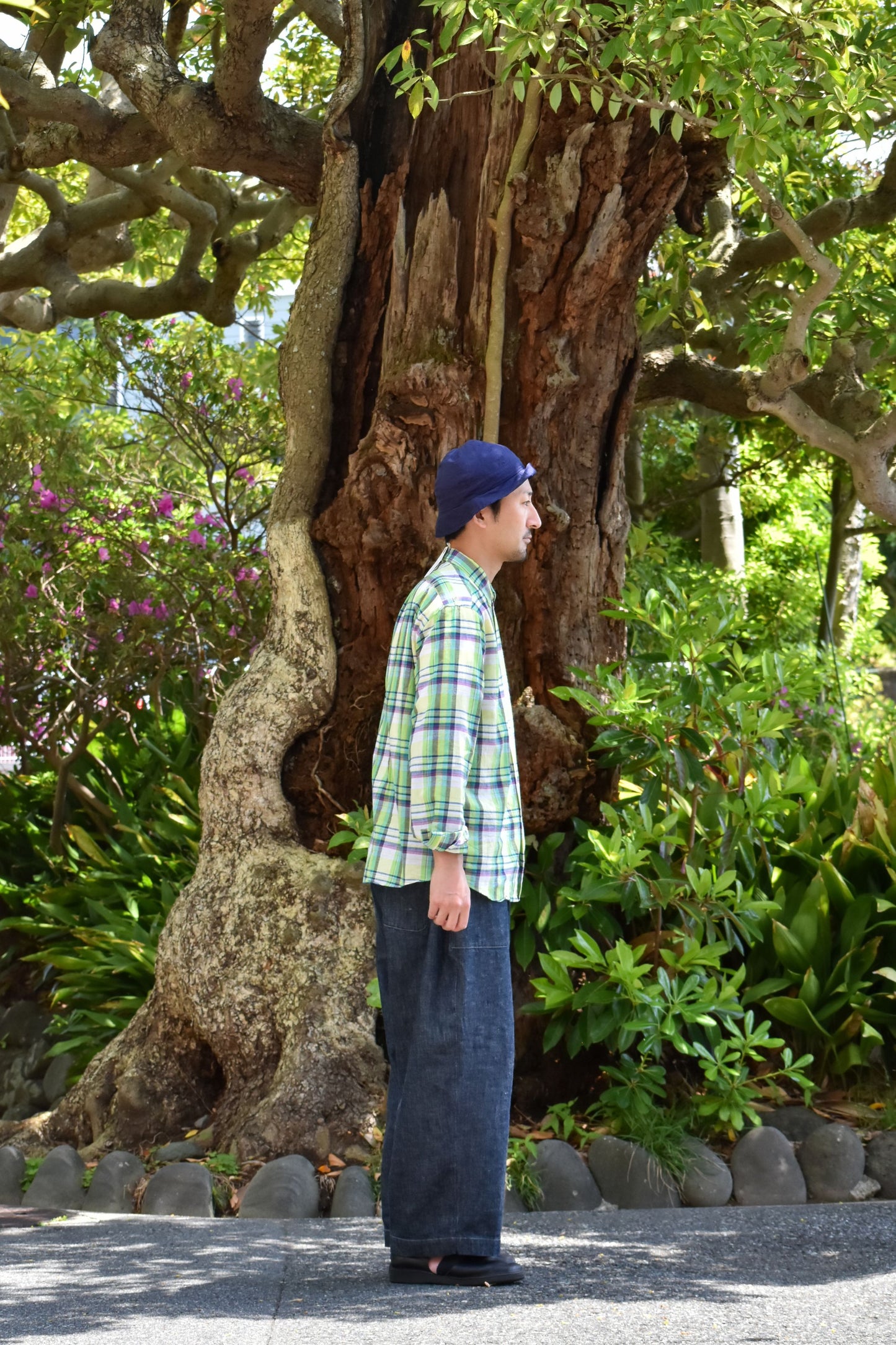 NEW WEST SHIRT / COTTON MADRAS CHECK
