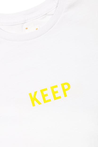 MOOMIN Collaboration T-shirt/KEEP - MOVING / ニョロニョロ