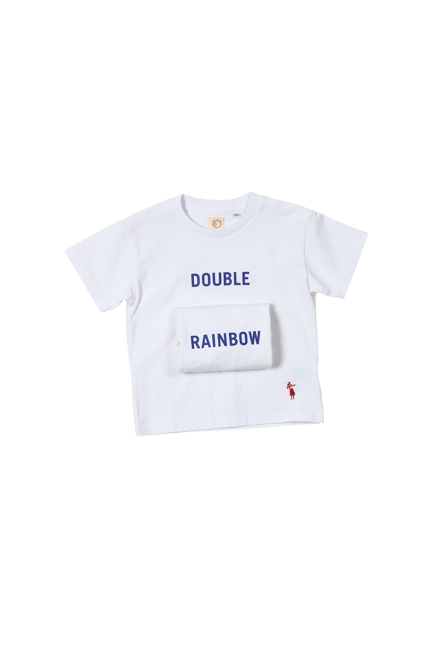 Kid's Short sleeve T-shirt/DOUBLE-RAINBOW